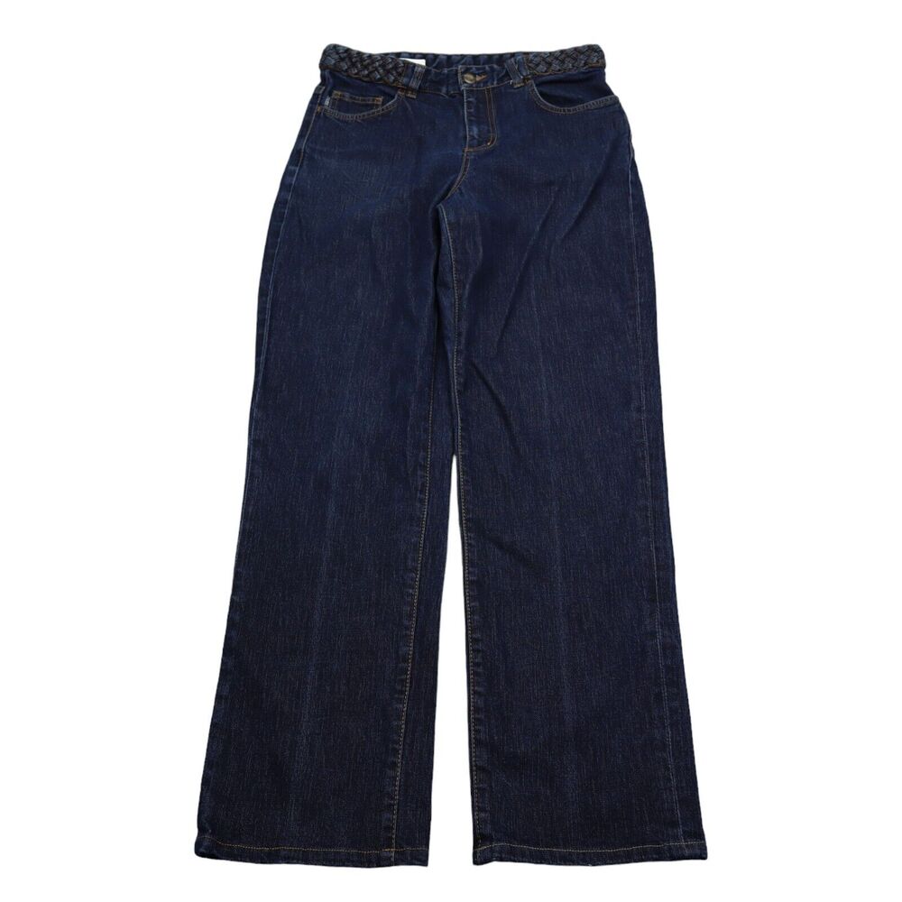 Lauren Jeans Co Pants Womens 4 Blue Denim Mid Rise 5 Pocket Design Mom Jeans